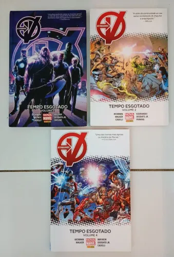 Vingadores tempo esgotado 1,2 e 4.