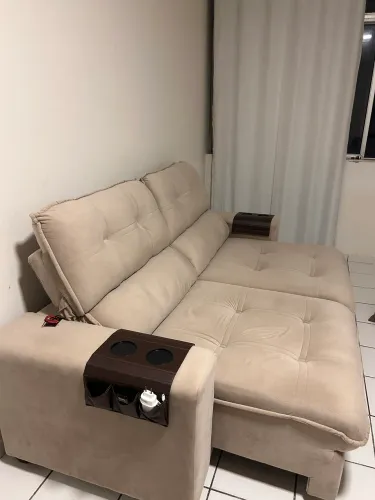 SOFÁ RETRÁTIL RECLINÁVEL 4 LUGARES