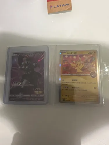 Armored Mewtwo e Pikachu Pokémon center (TAIPEI) todas NM