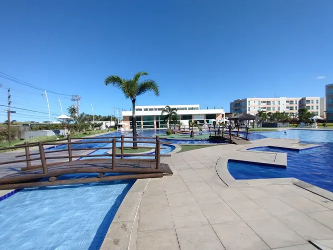 Muro Alto Condominio Clube Ap 2 quartos 59m² com suite e varanda em Praia do Cupe - Ipojuc