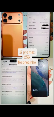 iPhone 17 Pro Max 256 gigas