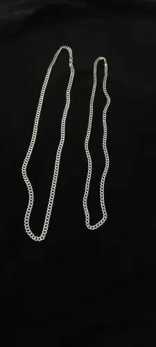 Cordão prata 06mm ? - R$ 375,00; Cordão 03mm? R$190,00<br>Cordão 03mm ? - R$ 190,00