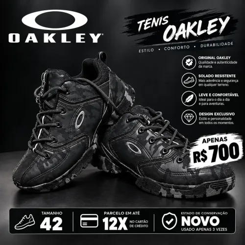 Tênis oakley camuflado