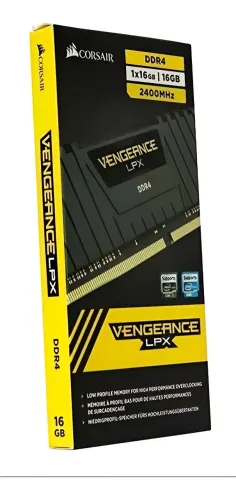 Memória Ram Vengeance Lpx Color Black 64gb 4 pentes 16 GB Corsair