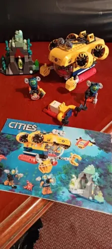 Submarino de exploração. 260 pçs. Completo! Blocos de montar