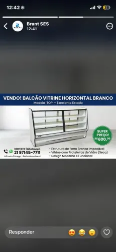Balcão expositor