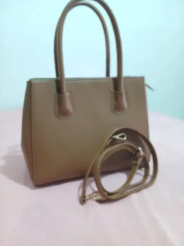 Bolsa tira color beje feminina