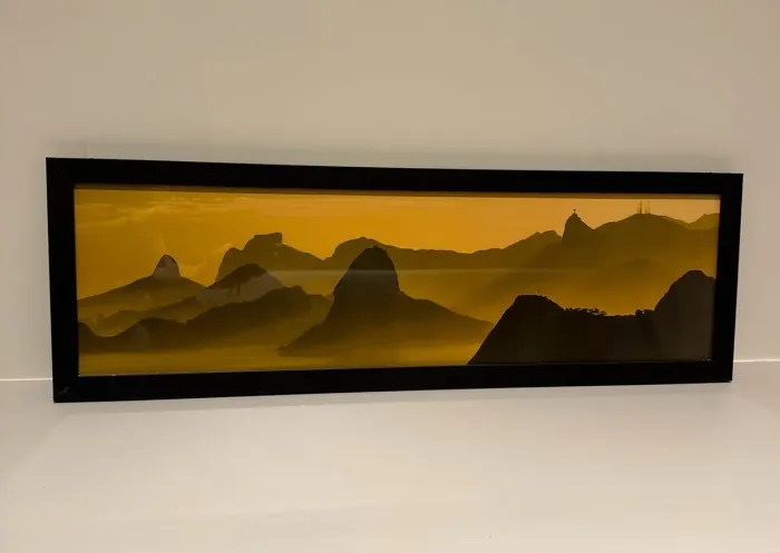Quadro fotográfico pôr do sol Rio de Janeiro 