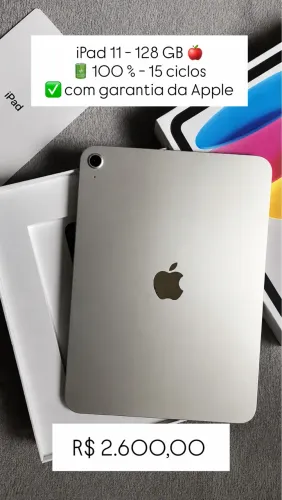 iPad 11 (A16) - Garantia Apple e 100%