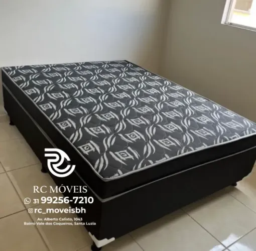 Cama Box Casal OrthoBox com Colchão D33 1.38x1.88 - Conforto e Resistência