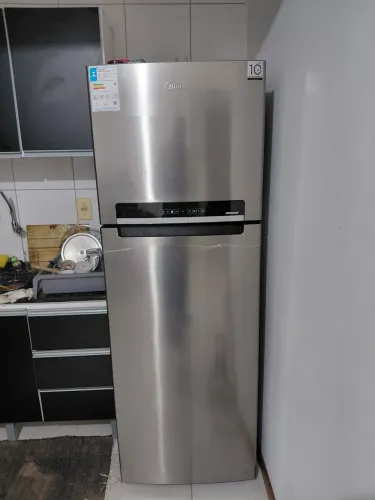 ?GELADEIRA MIDEA FROST FREE INOX - APENAS 2 MESES DE USO! (ESTADO DE NOVA