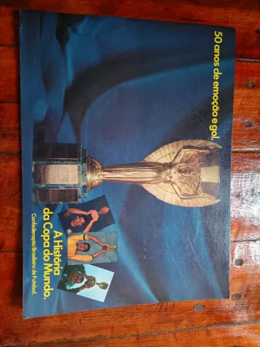 livro 50 anos de emoção e gol da antiga C.B.D do BR