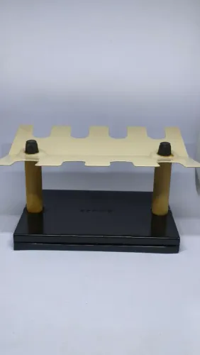 Porta Carimbo Luxo de Metal Usado Suporte para 8 Carimbos