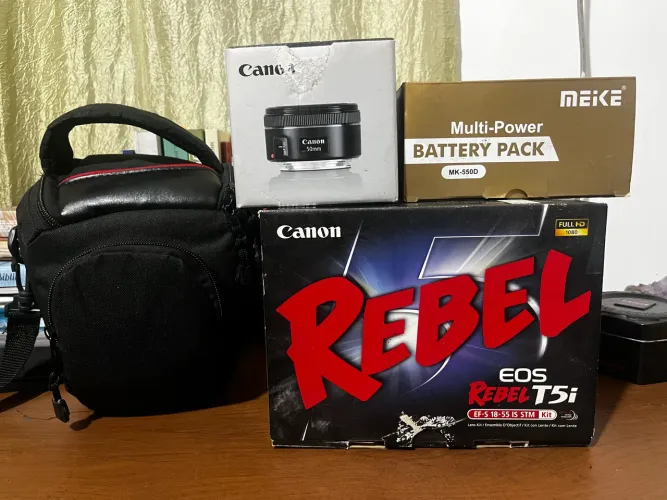 CANON EOS REBEL T5i ? KIT COMPLETO PARA FOTOGRAFAR