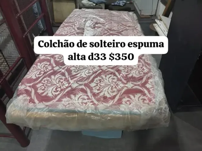 COLCHÃO DE SOLTEIRO ESPUMA ALTA NOVO$350 ENTREGO