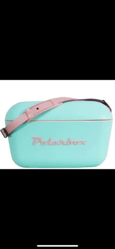 Cooler Polarbox Original Retrô Verde Água Rosa | aesthetic praia picnic decoração