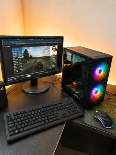 Pc gamer Completo, Processador core i5, 500gb, 8gb de ram, placa de video 2gb, monitor 18
