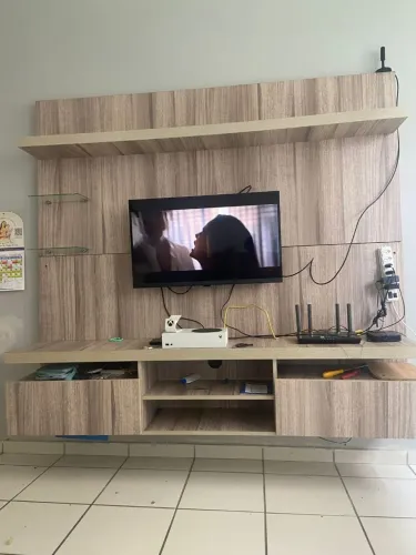 Painel para TV 100% MDF - 1,80 x 1,62 m