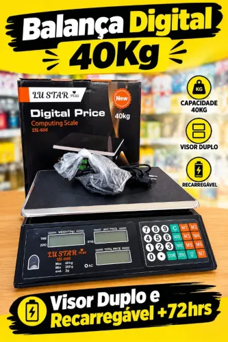 Balança Digital 40Kg | Entrega Grátis Loja São Luís
