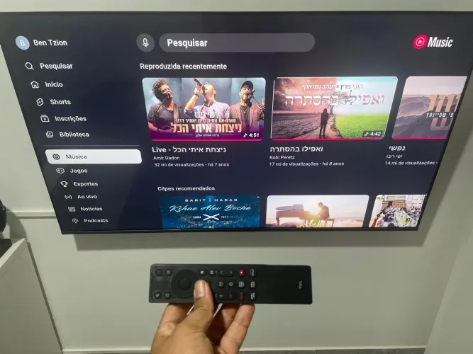 Tv TCL 4k 120 hz vrr completa 55 polegadas