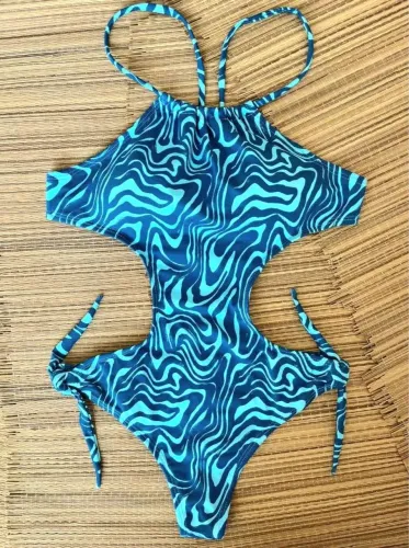 Maiô engana mamãe estampado