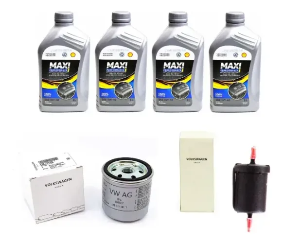 Kit Troca De Óleo E Filtro Combustível Vw Linha Ea211 Tsi.