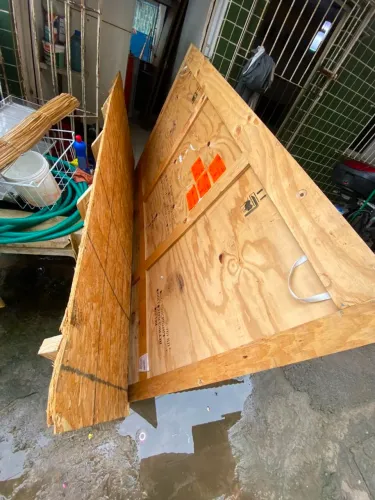 Vendo essa porta para obra 1.50 por 2.50