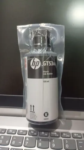 Garrafa de Tinta HP GT53XL Preta Original (135 ml)