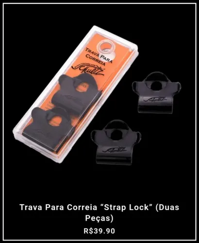 Trava Correia Guitarra Strap Lock Schultz