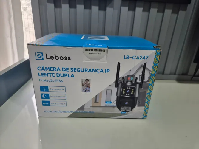 Câmera de Segurança Lente Dupla