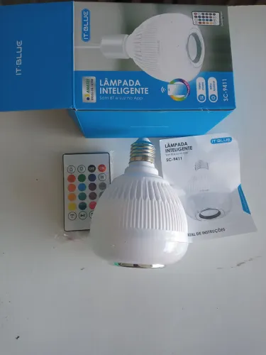 Lâmpada Musical LED RGB Bluetooth IT-Blue SC-9411
