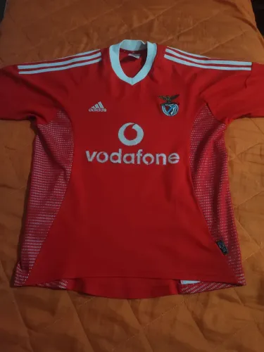 Camisa Original Benfica Adidas Vodafone 2003 Vintage Retrô Rara Colecionador