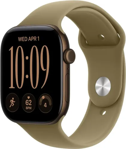 APPLE WATCH 12 46MM BRONZE PULSEIRA ESPORTIVA OLIVIA- NOVO - BH SAVASSI