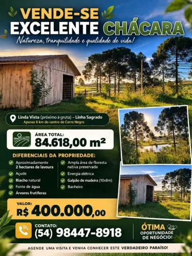Chácara "Oportunidade de negócio"