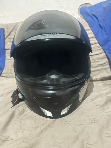 Vendo Capacete Mixs Helmets (Azul e Preto)