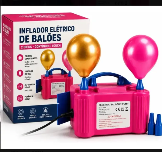 Inflador Elétrico de Balão