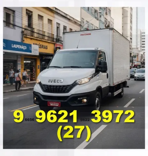 Frete em Centro*Itacibá*Glória*Cobilândia*Itapoã*Cariacica*Bangu*Jardim Camburi*LPS