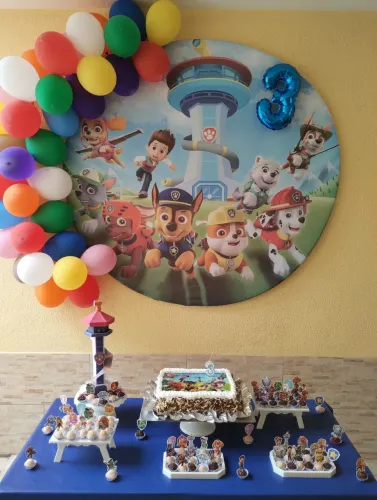 Painel Decoração Aniversário Patrulha Canina