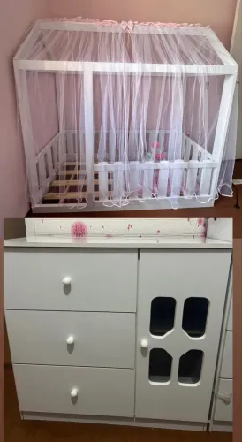 CÔMODA E CAMA MONTESSORI CASINHA