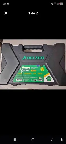 Jogo de, Soquetes estriados Belzer Sata..