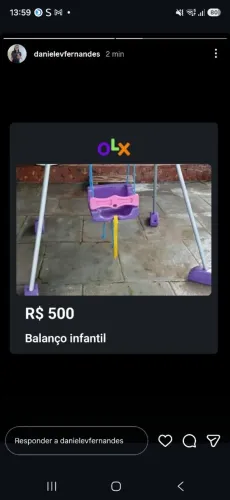 Balanço infantil 