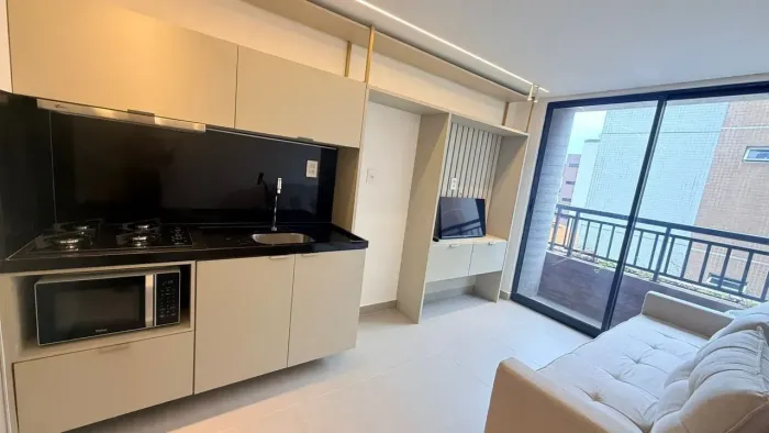 ALUGO APARTAMENTO DE 1 QUARTO NOVO -MOBILIADO NA PRAIA DE INTERMARES