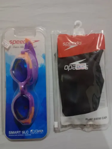 Óculos de natação e touca de natação Speedo