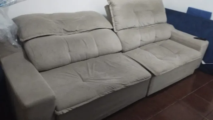 Sofá retrátil/Reclinável 2,85m