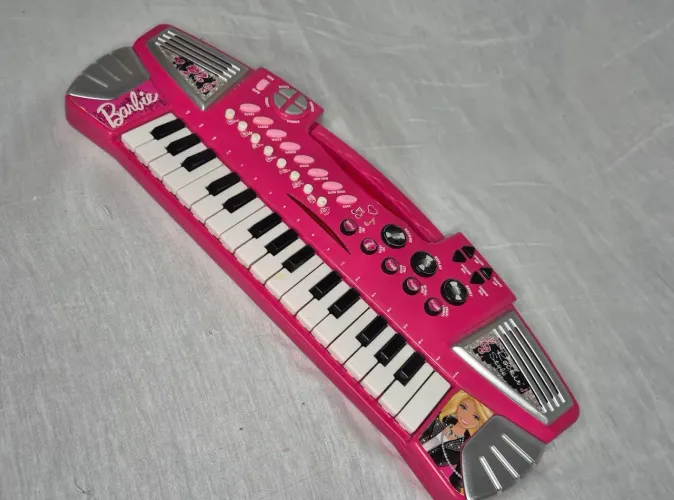 Teclado Musical Infantil Barbie