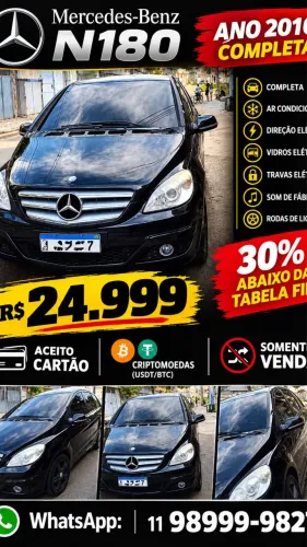 Mercedes-Benz Classe B 180 1.7 116cv Aut. 2010
