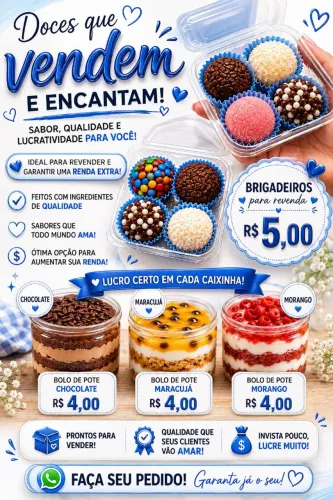 REVENDA DE BOLO DE POTE 
