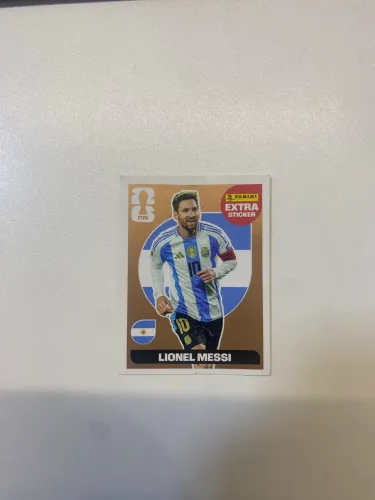 Figurinha Messi bronze 