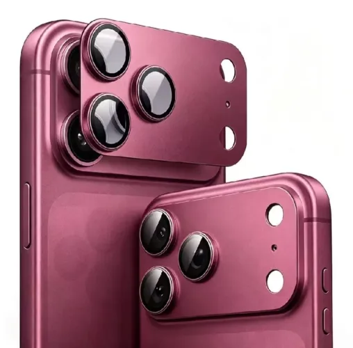 Película De Câmera para iPhone 18 Pro Max Bordô