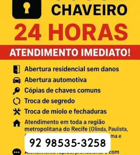 Chaveiro 24 Horas